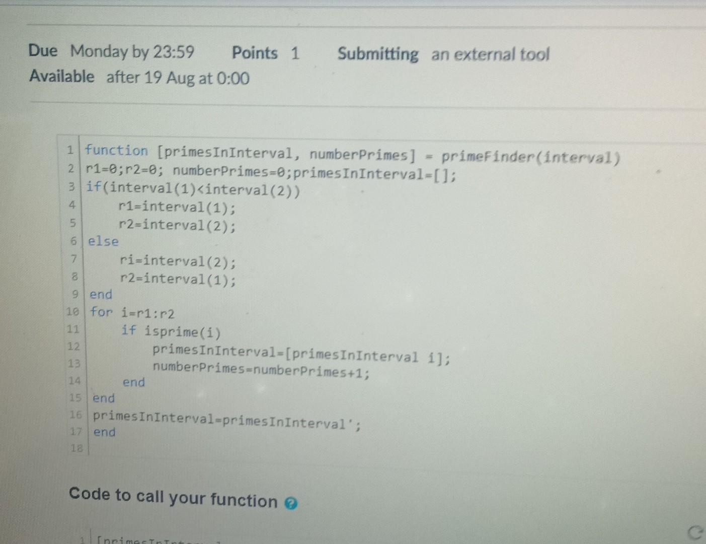 Solved Write a function named primefinder that accepts a | Chegg.com