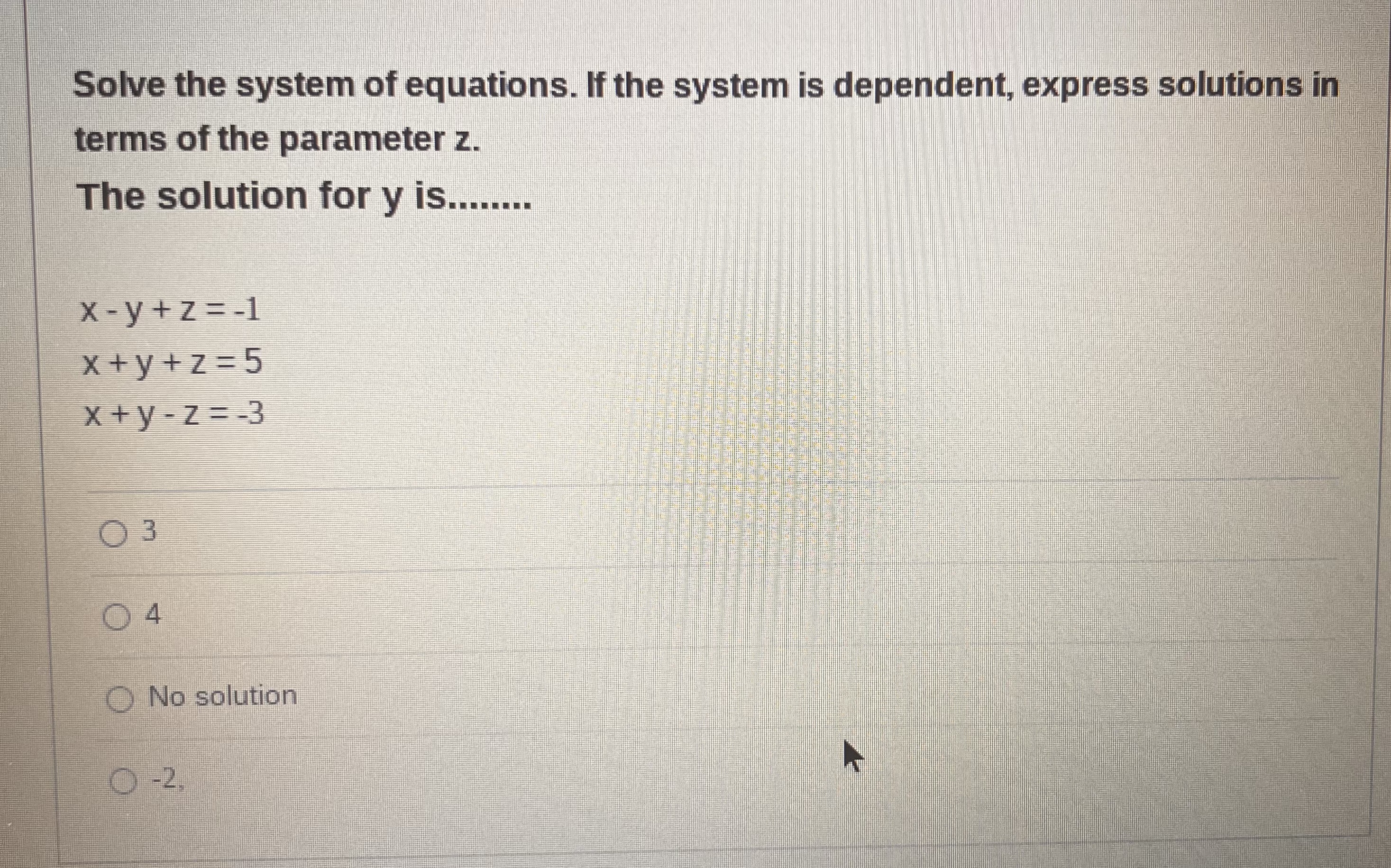 Solved Perform the row operations on the matrix and write Chegg