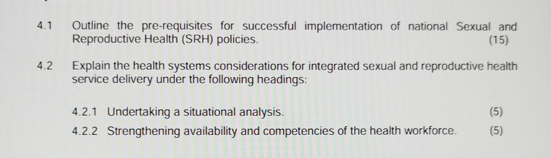 Solved Outline the pre requisites for successful Chegg