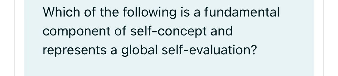 Solved Which of the following is a fundamental component of | Chegg.com