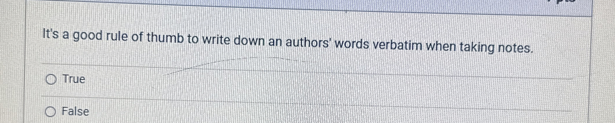 Solved It's a good rule of thumb to write down an authors' | Chegg.com