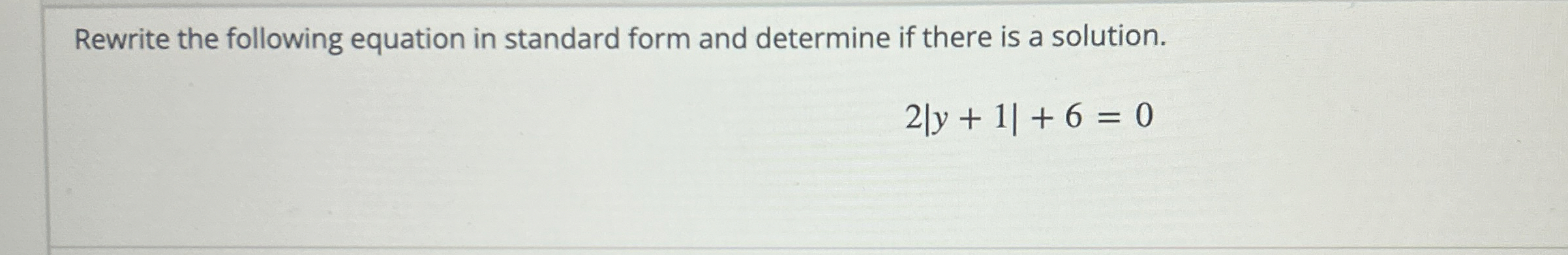 Solved Rewrite the following equation in standard form and | Chegg.com