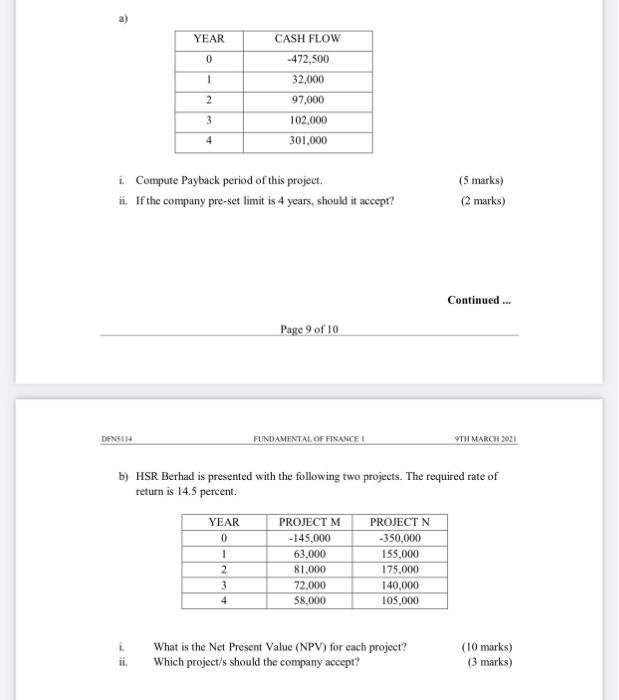 Solved Year 0 1 Cash Flow 472 500 32 000 97 000 102 000 Chegg Com