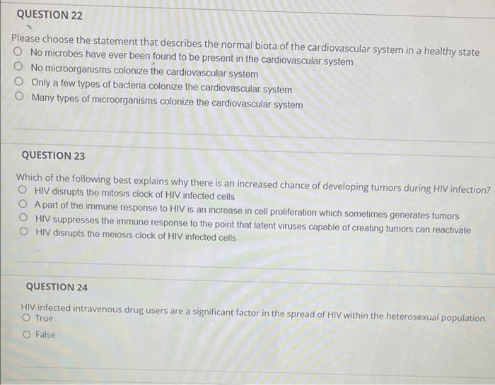 Solved QUESTION 22 Please choose the statement that | Chegg.com