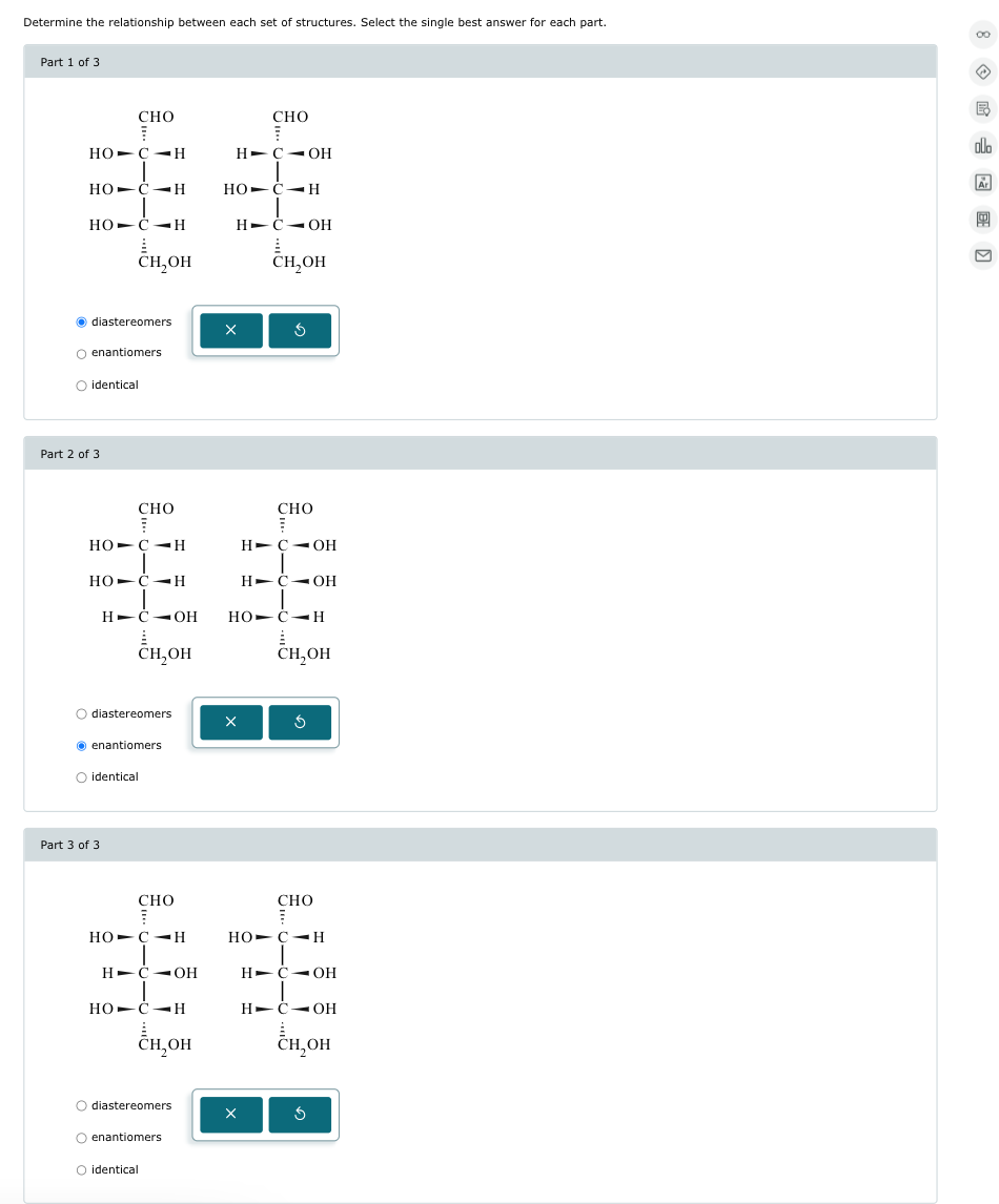 Solved Determine the relationship between each set of | Chegg.com
