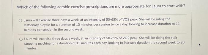 Solved Which of the following strength / resistance training | Chegg.com