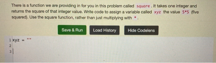 Solved There is a function we are providing in for you in | Chegg.com