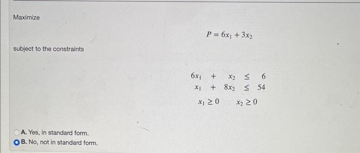 Solved Maximize P 5x1 X2 Subject To The Constraints