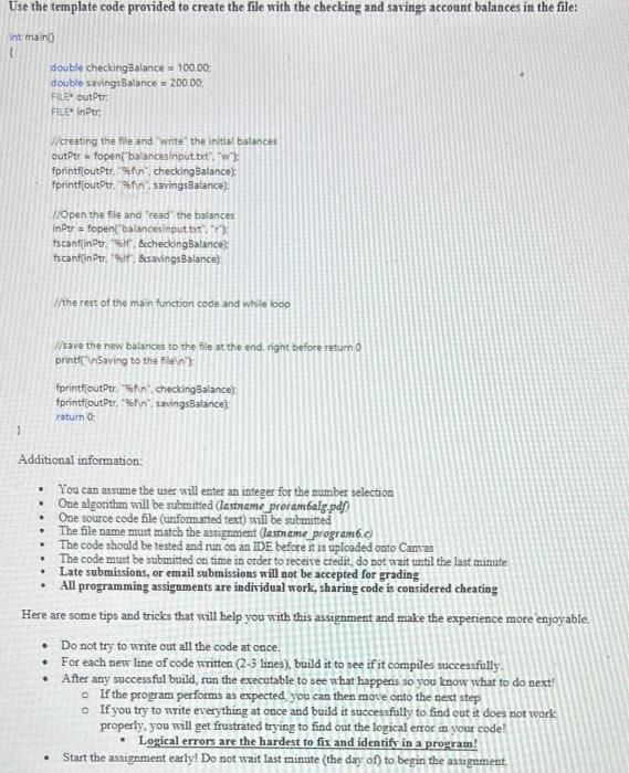 Solved Intro to Programming in C-program 6 (larger program) | Chegg.com