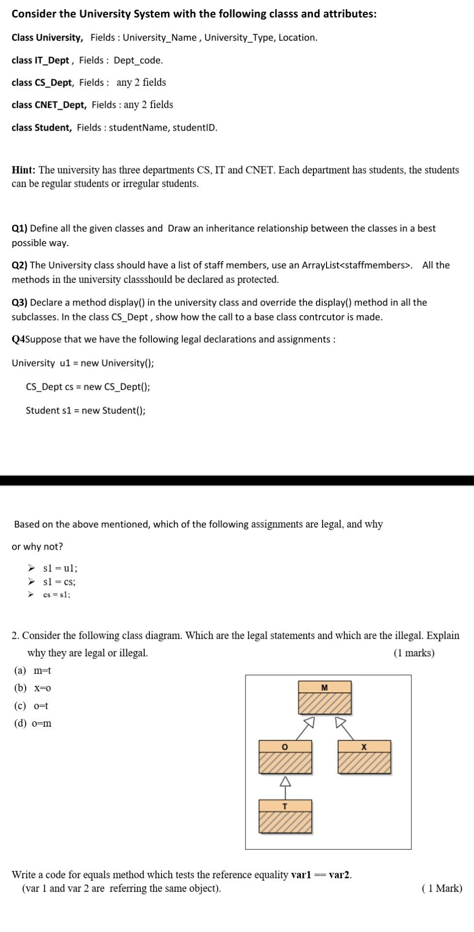 Solved Consider the University System with the following | Chegg.com