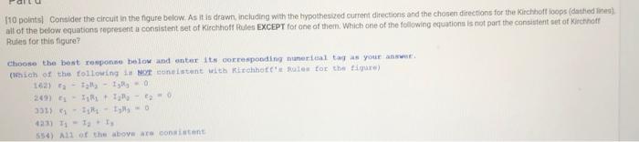 Solved 110 points Consider the circuit in the figure below. | Chegg.com