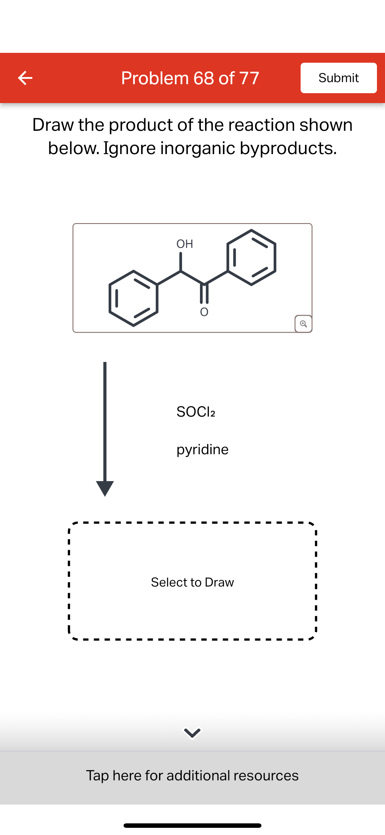 Solved Draw the product of the reaction shownbelow. Ignore | Chegg.com