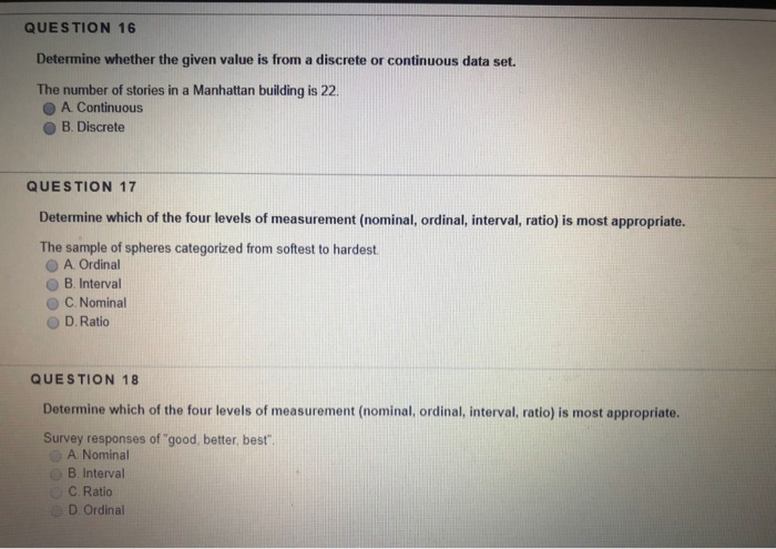 Solved QUESTION 5 Provide an appropriate response. The | Chegg.com