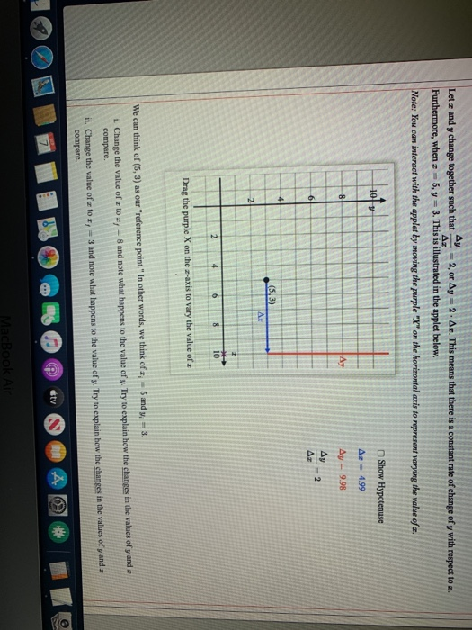 Solved The graph below shows a linear relationship between | Chegg.com