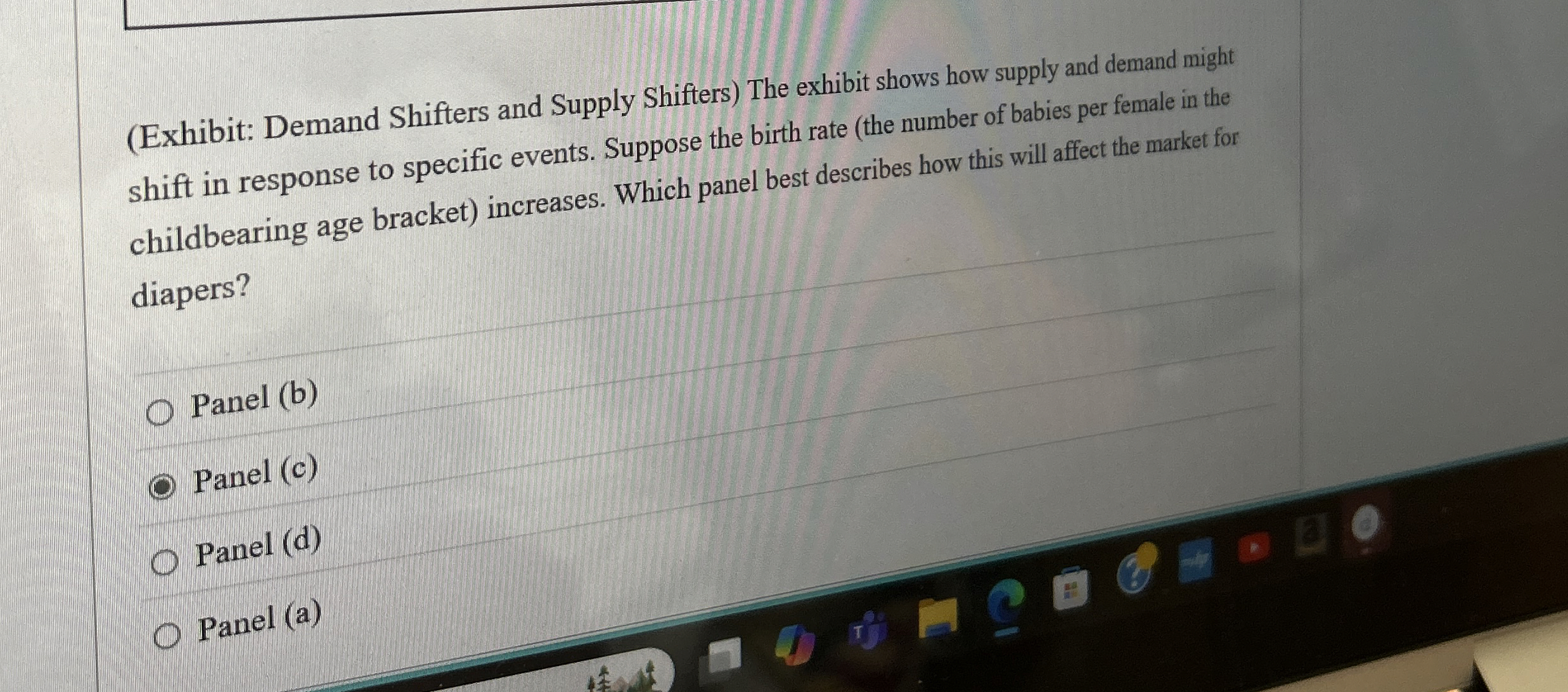 Solved (Exhibit Demand Shifters and Supply Shifters) ﻿The