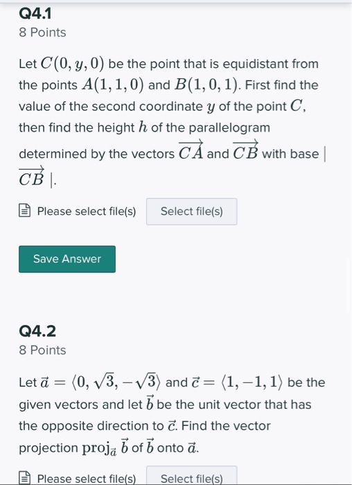 Solved Q4 1 8 Points Let C 0 Y 0 Be The Point That Is E Chegg Com