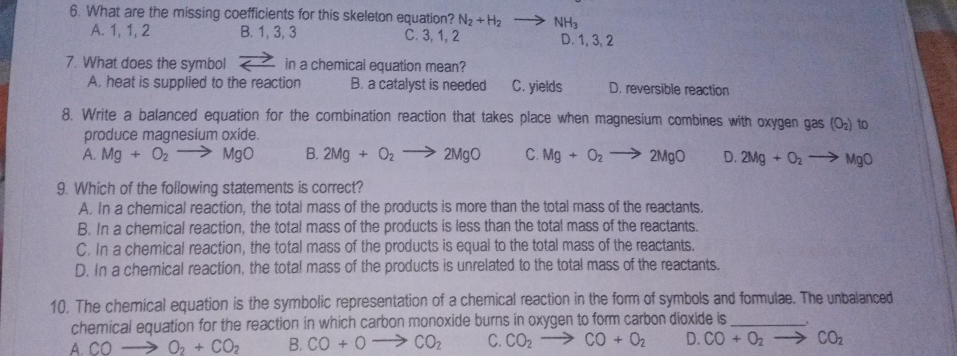 Solved 6. What are the missing coefficients for this | Chegg.com