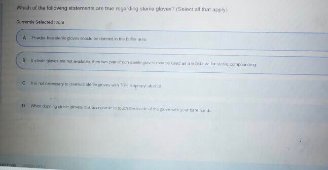 Solved Which of the following statements are true regarding | Chegg.com