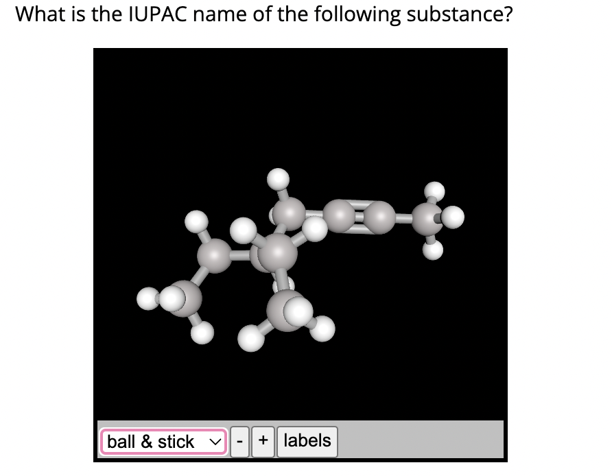 Solved What is the IUPAC name of the following substance?