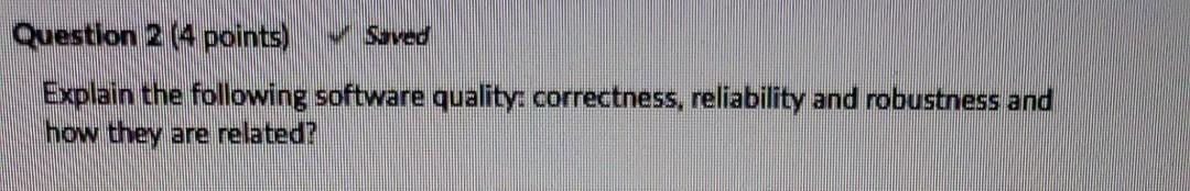 Solved Question 2 (4 points) Seved Explain the following | Chegg.com