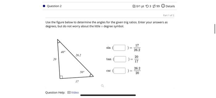 Use the figure below to determine the angles for the | Chegg.com