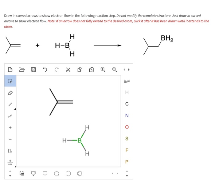 Solved Draw in curved arrows to show electron flow in the | Chegg.com
