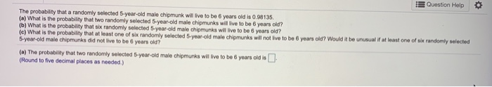 Solved Iii Question Help The Probability That A Randomly | Chegg.com