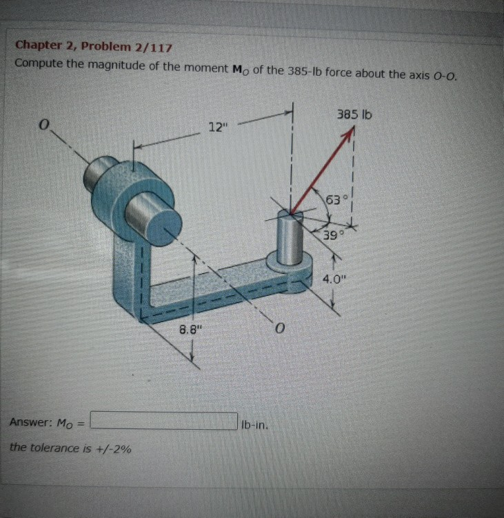 Solved Chapter 2, Problem 2/117 Compute the magnitude of the | Chegg.com