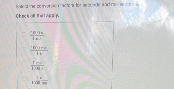 Solved Select the conversion factors for picograms and | Chegg.com