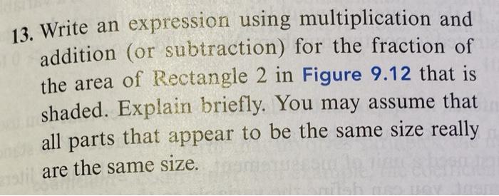 Solved 13. Write an expression using multiplication and | Chegg.com