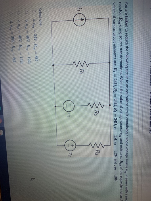 Solved IULUI LAGI 20 You are tasked to reduce the following | Chegg.com