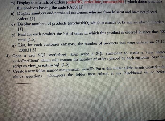 Solved Introduction To Databases Assignment 1 Description Of | Chegg.com