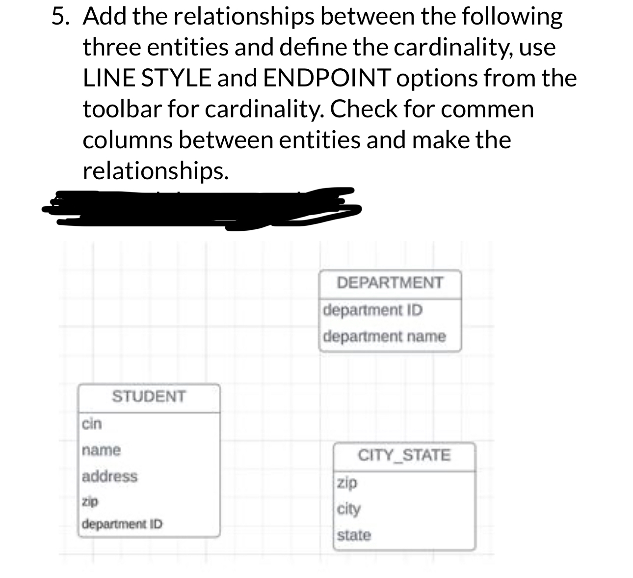 Solved Add the relationships between the following three | Chegg.com