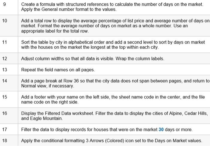 Solved 9 10 Create a formula with structured references to Chegg