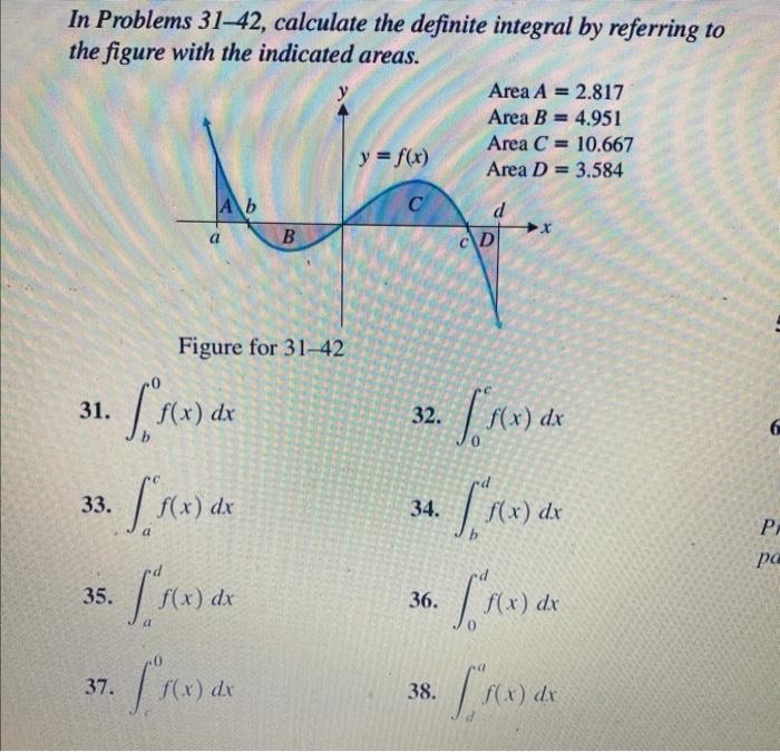 Solved In Problems 31−42, calculate the definite integral by | Chegg.com