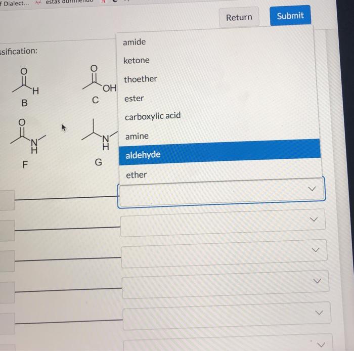 Solved Match the following compounds to their correct | Chegg.com