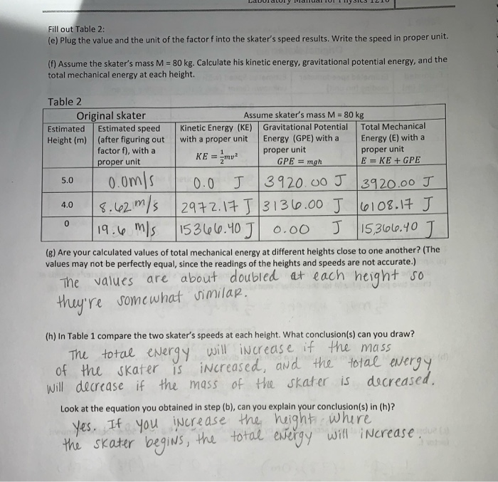 Work and Mechanical Energy Simulation Labplease