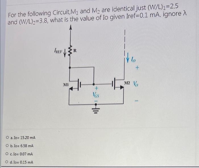 Solved The output Resistance of circuit in fig. 1 is greater | Chegg.com