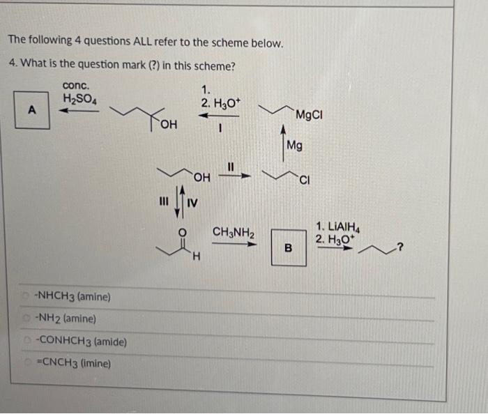 Solved The following 4 questions ALL refer to the scheme | Chegg.com