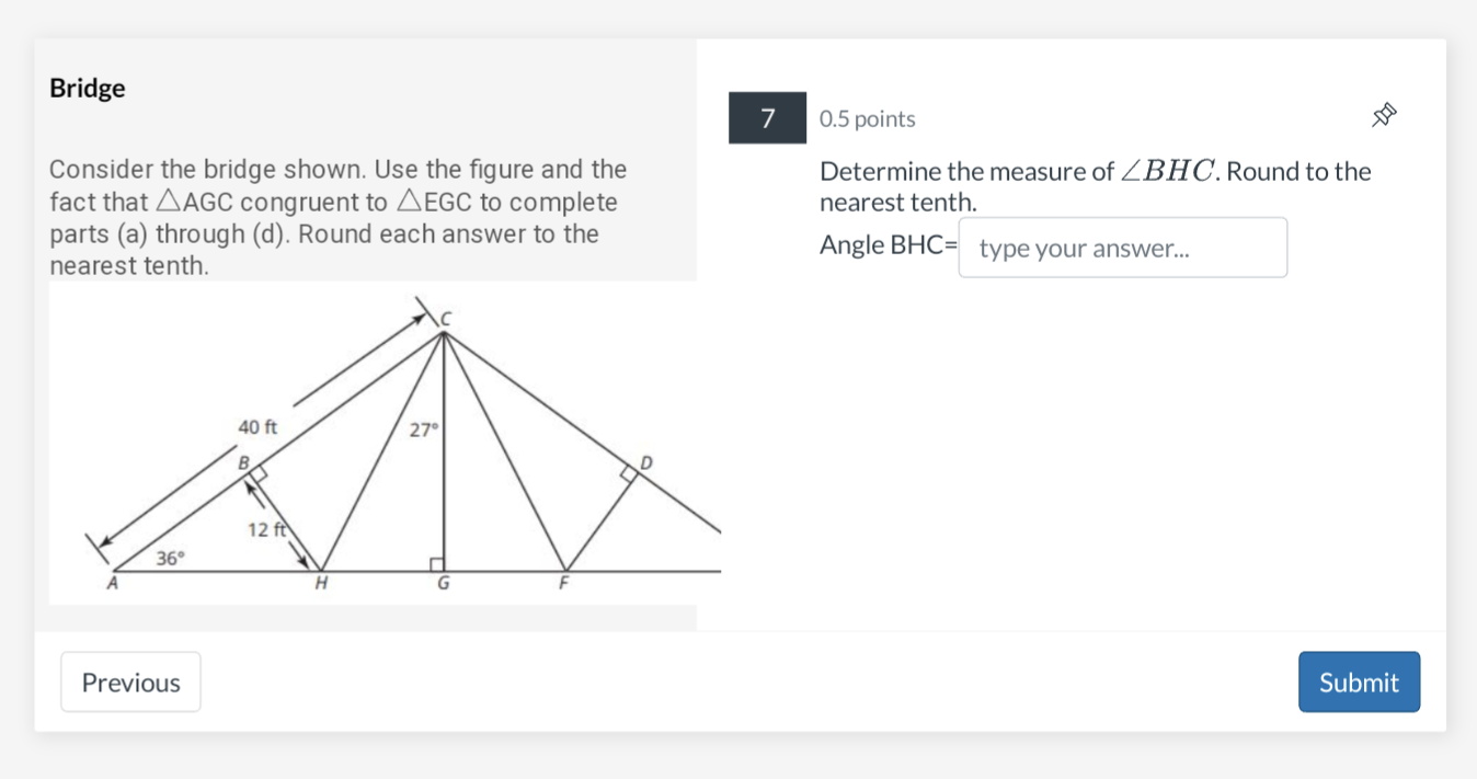 Solved 70.5 points Consider the bridge shown. Use the figure | Chegg.com