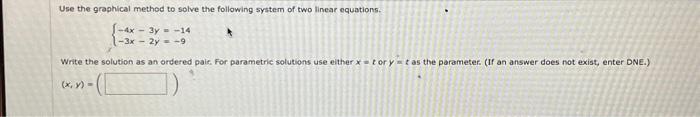 Solved Use the graphical method to solve the following | Chegg.com