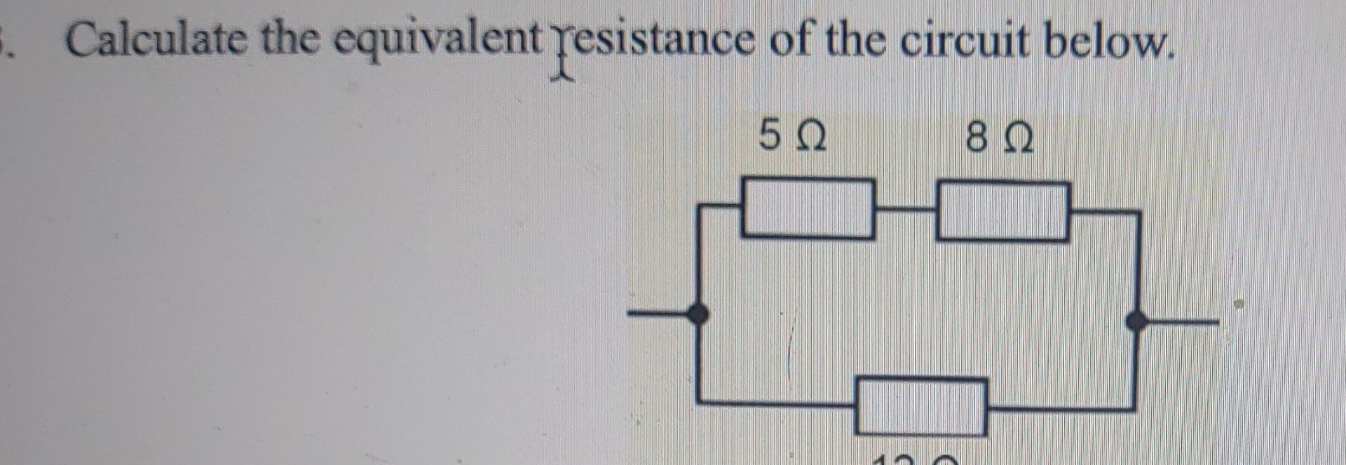 Solved · Calculate The Equivalent Resistance Of The Circuit | Chegg.com