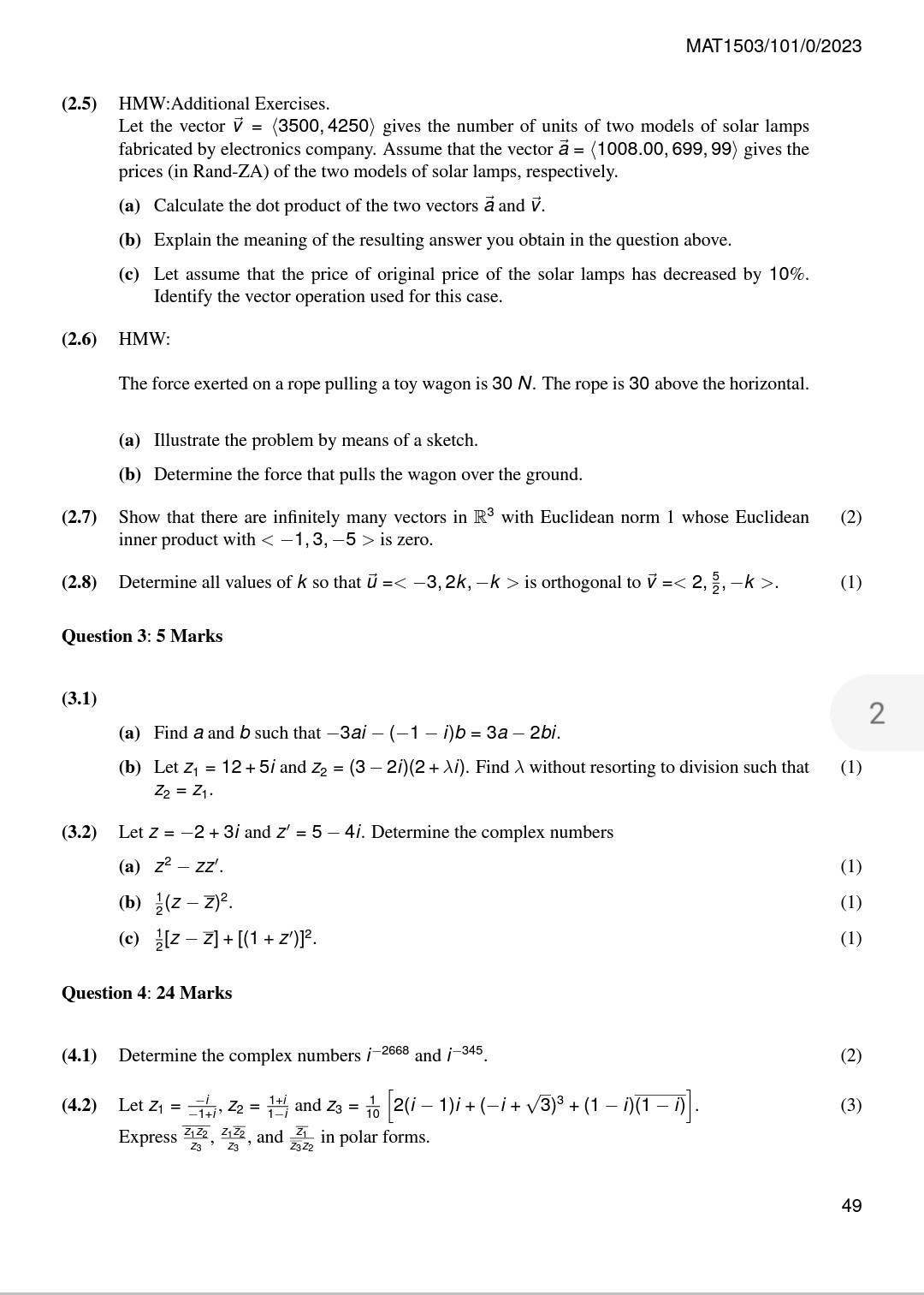 Solved (7.2) Express Cos(4θ) And Sin(3θ) In Terms Of Powers 