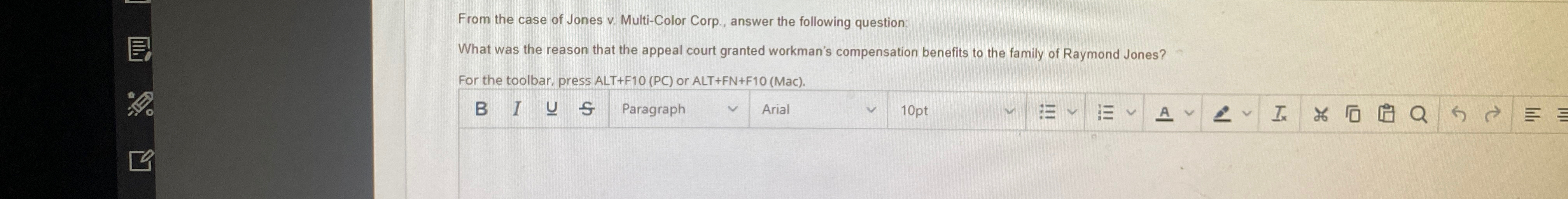 Solved from the case of jones v multi color corp answer chegg