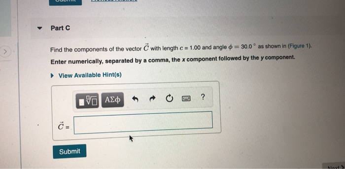 Solved + Resolving Vector Components with Trigonometry 4 of | Chegg.com