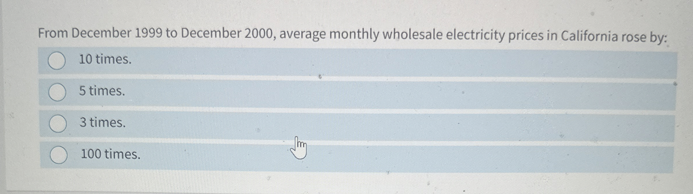 Solved From December 1999 ﻿to December 2000, ﻿average | Chegg.com