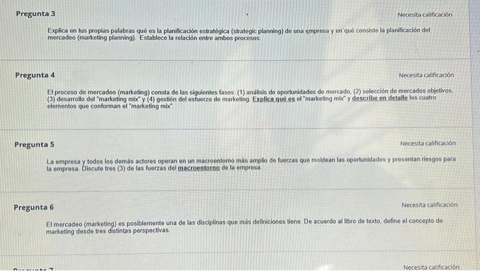 Explica en tus propias palabras qué es la planificación estratégica (strategic planning) de una empresa y en quó consáste la