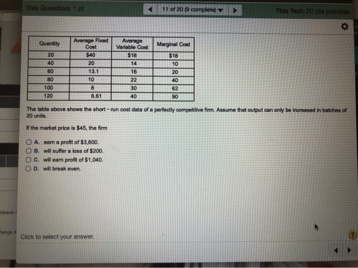 Solved POSSIL Refer to the table to the right which shows