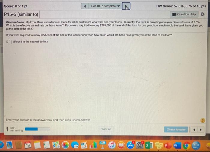 Solved Score: 0 of 1 pt 4 of 10 (7 complete) HW Score: | Chegg.com