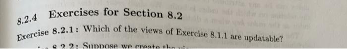 Solved 8.2.4 Exercises for Section 8.2 Exercise 8.2.1: Which | Chegg.com